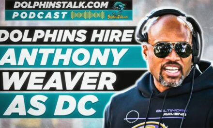 Dolphins Hire Anthony Weaver as DC