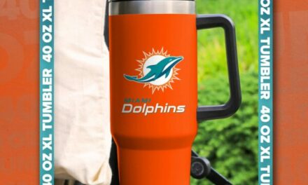 FOCO Officially Licensed Miami Dolphins 40 oz Tumbler Is a Must-Have for Fans