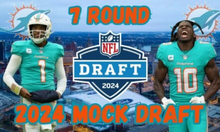 Miami Dolphins 7-Round 2024 NFL Mock Draft