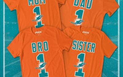 Miami Dolphins FOCO Family T-Shirts