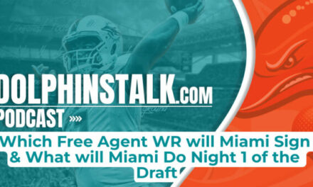 Which Free Agent WR will Miami Sign & What will Miami Do Night 1 of the Draft