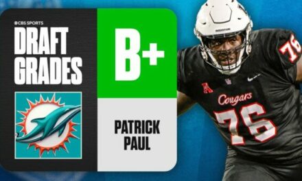 CBS Sports give Patrick Paul Draft Grade and Why they Like Him