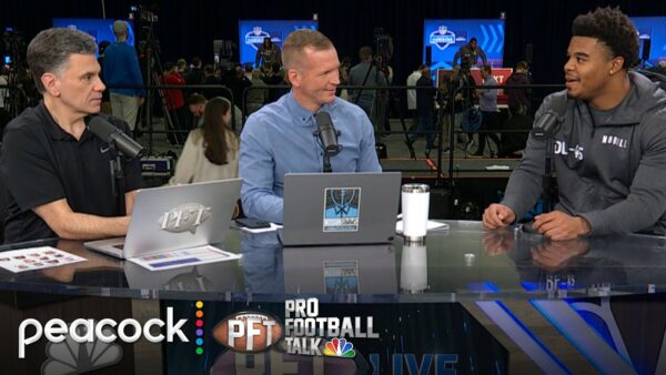 Chop Robinson talks to Florio/Simms at the NFL COMBINE