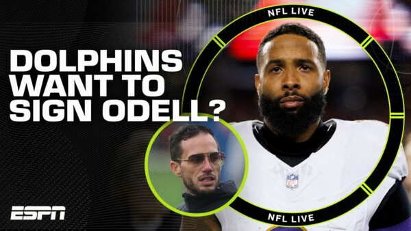 ESPN: The Dolphins are Trying Pretty Hard to sign Odell Beckham Jr.