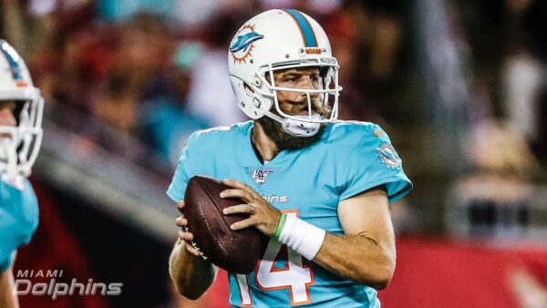 Ryan Fitzpatrick Officially Named Dolphins Week 1 Starting Quarterback