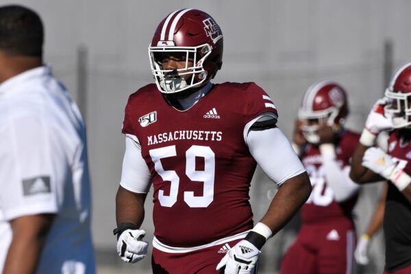 Miami Dolphins Select Larnel Coleman, OT UMASS   in Round 7, Pick #231