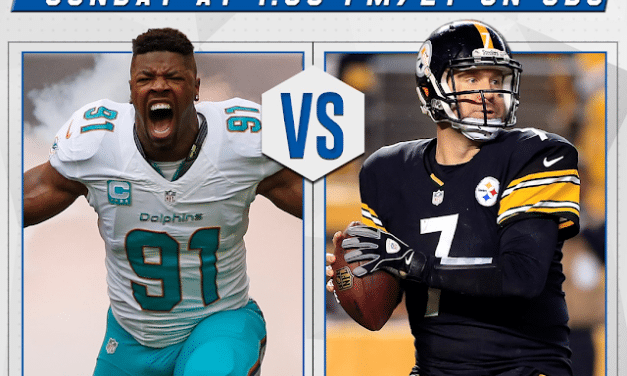 Playoff Game: Dolphins @ Steelers Sunday 1pm