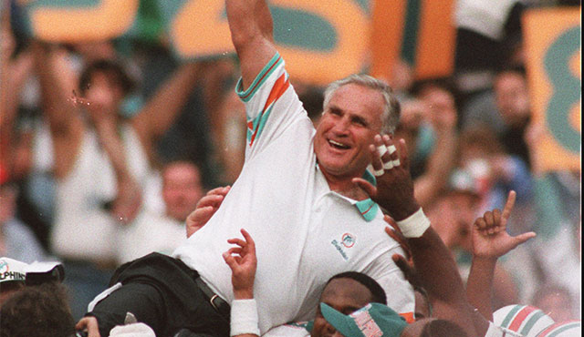 History of Miami Dolphins Head Coaches