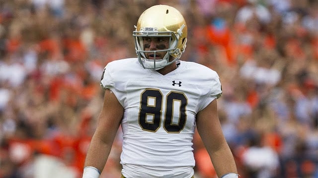 Round 4: Miami Selects – Durham Smythe, TE, Notre Dame