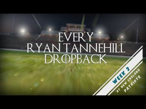 Every Ryan Tannehill Dropback from Week 2 vs New England