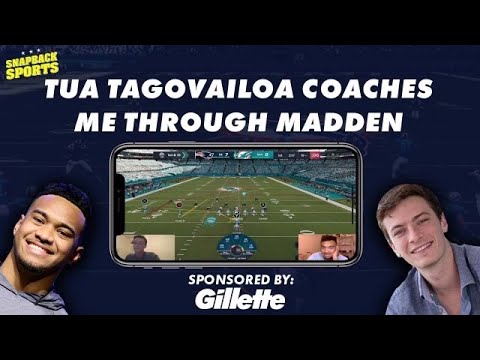 Tua Tagovailoa Coaches Madden Player